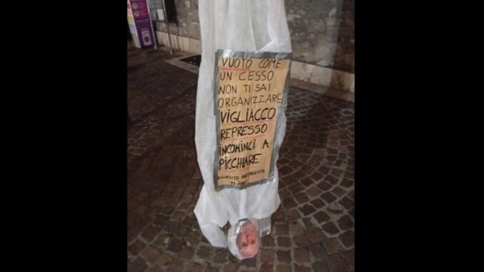 Indagini sul fantoccio del sindaco Bandecchi