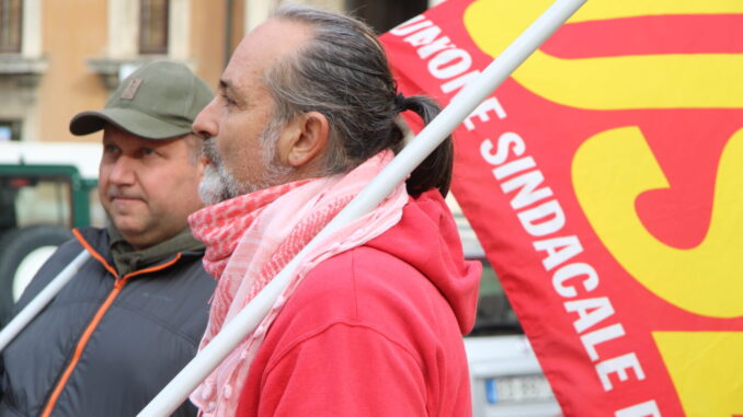Usb protesta in Umbria, dice no alle gare per trasporto pubblico