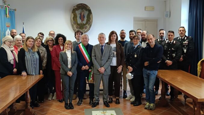 Visita del prefetto Zito nei comuni di Monte Santa Maria e Montone