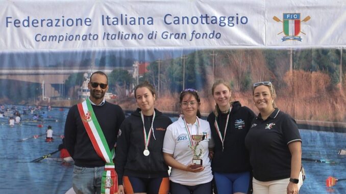 Due titoli italiani per la Ternana Canottaggio ai Navicelli