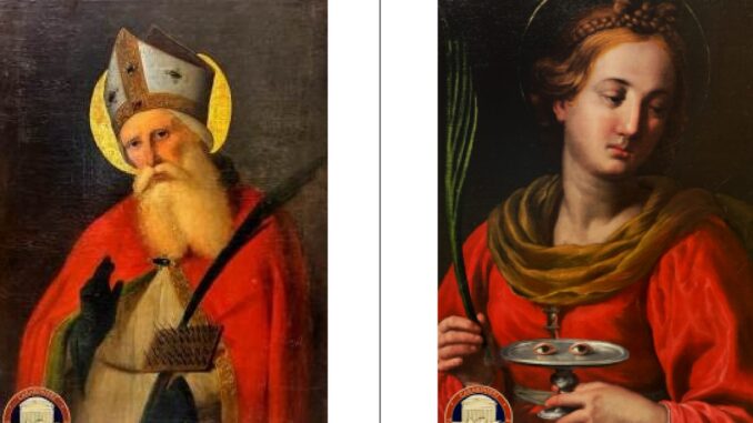Due dipinti rubati a Todi tornano nella chiesa di origine
