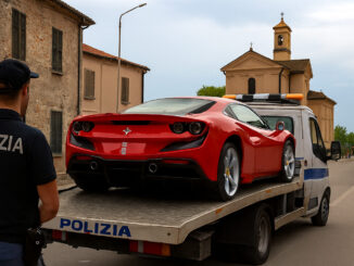Ferrari acquistata con assegni falsi: sette denunciati