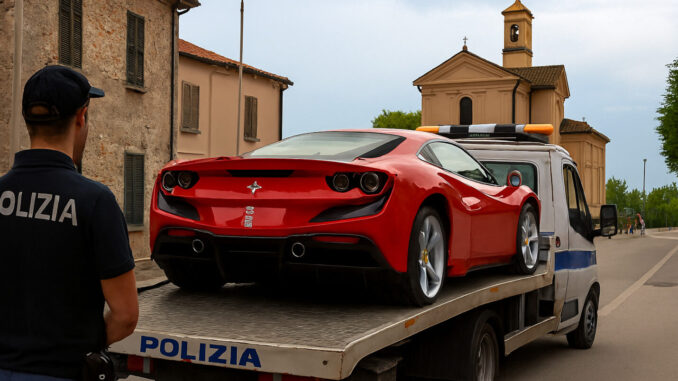 Ferrari acquistata con assegni falsi: sette denunciati