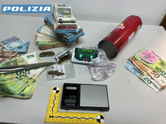 Arrestato a Foligno con 130 grammi di hashish e 20mila euro in contanti