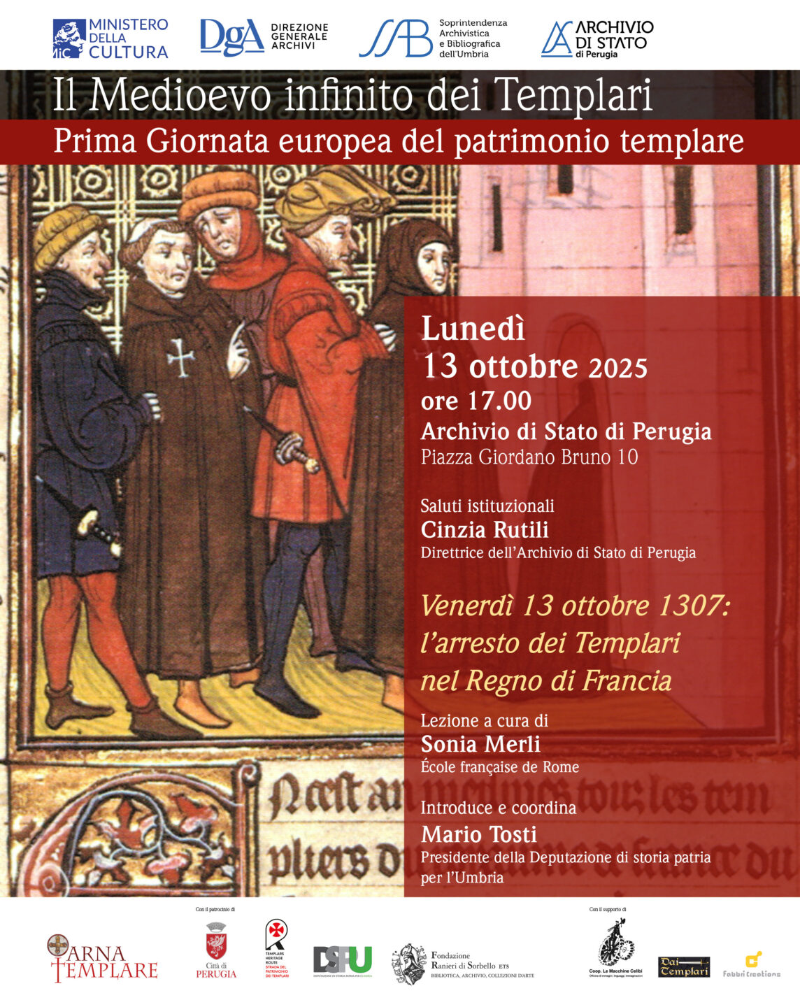 Il Medioevo a Perugia: i Templari tra fede e potere