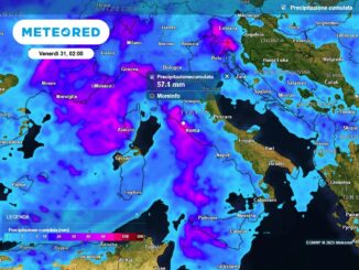 Maltempo in arrivo: piogge e vento forte da metà settimana