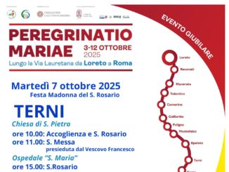 Pellegrinaggio mariano a Terni con la statua di Loreto