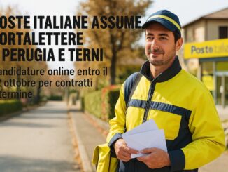 Poste Italiane assume portalettere a Perugia e Terni