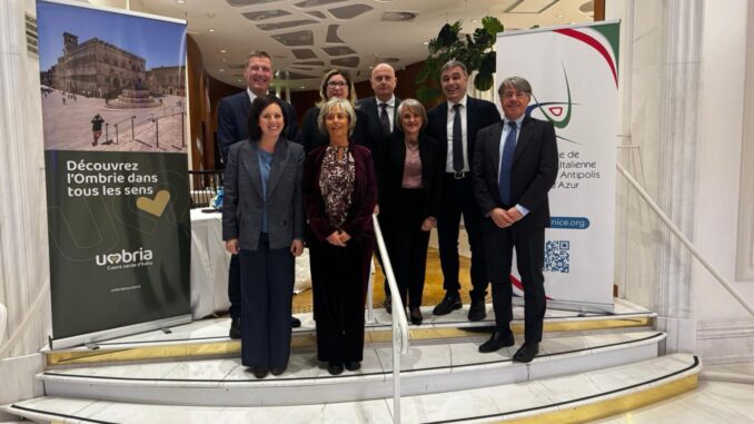 Umbria rafforza legami con Nizza per turismo radici