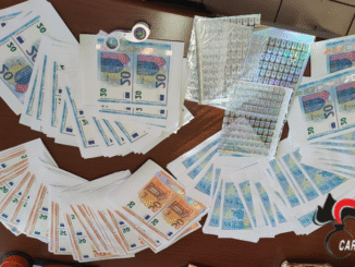 Sequestrati 35mila euro falsi: arrestato un 18enne a Terni
