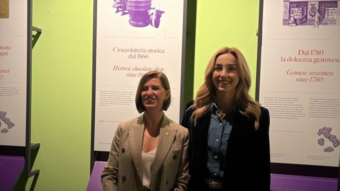 Silvia Salis celebra il cioccolato genovese a Perugia