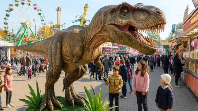 Dinosauri e giostre: la magia della Festa del Bambino