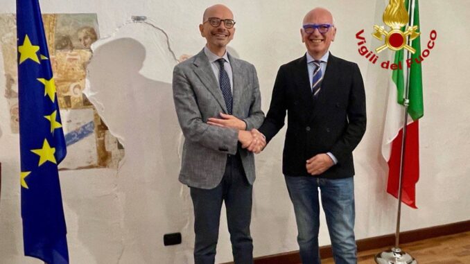 Valter Cirillo nuovo direttore dei Vigili del Fuoco umbri
