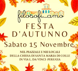 Bambini e adulti insieme tra creatività, castagne e vino novello