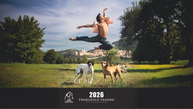 Francesco Fasano volto del Calendario 2026 LNDC Foligno