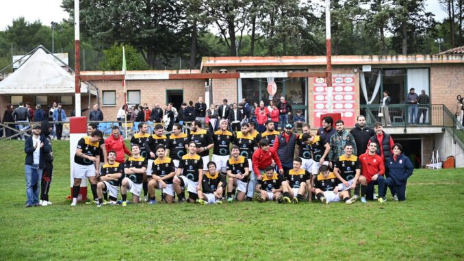 Rugby Perugia piega Firenze e vola in testa alla classifica