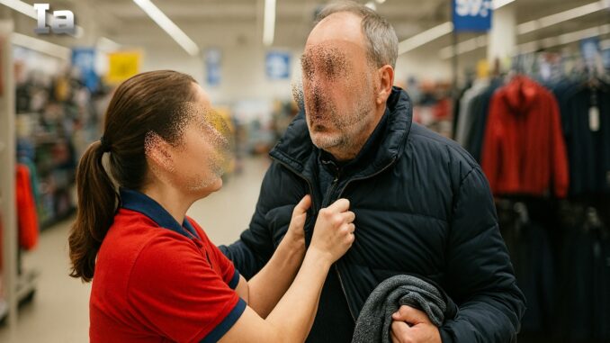 Commessa coraggiosa ferma ladro in centro commerciale