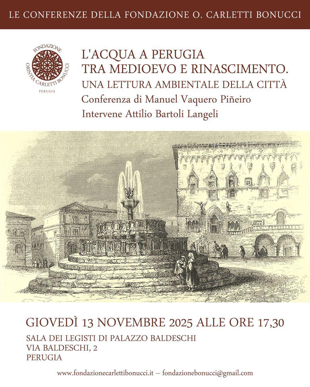 Viaggio nella Perugia dell’acqua: tra storie, fonti e ambiente