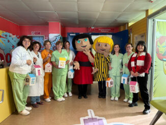 Mascotte Eurochocolate portano sorrisi ai bambini malati