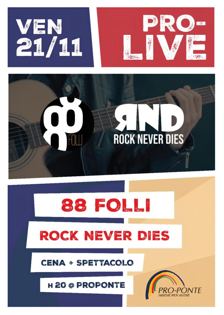 Pro Ponte rilancia la musica live con serata speciale