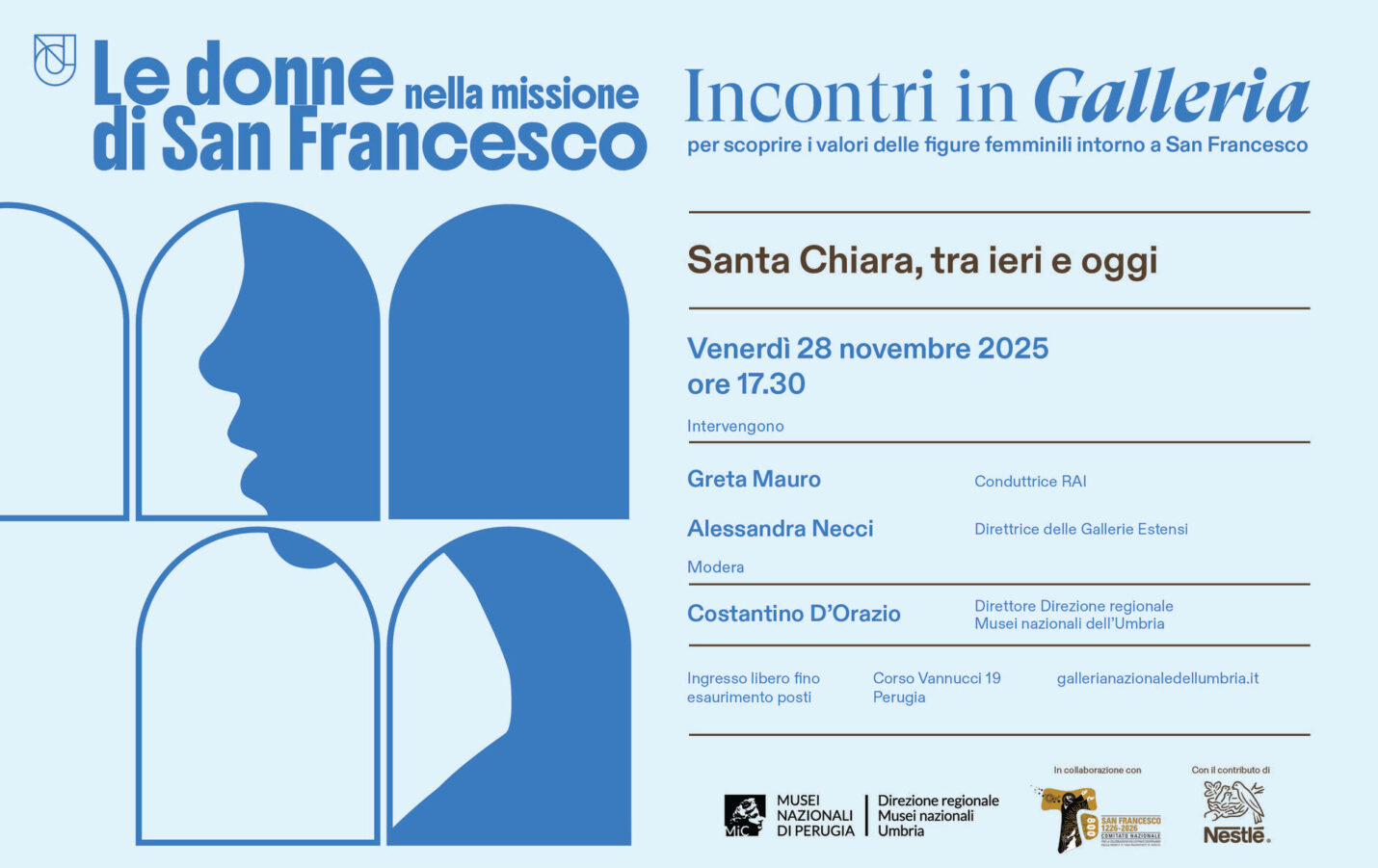 Donne e San Francesco, un ciclo di incontri e mostra