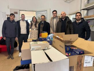 Perugia, solidarietà concreta: FI Giovani dona alla Caritas
