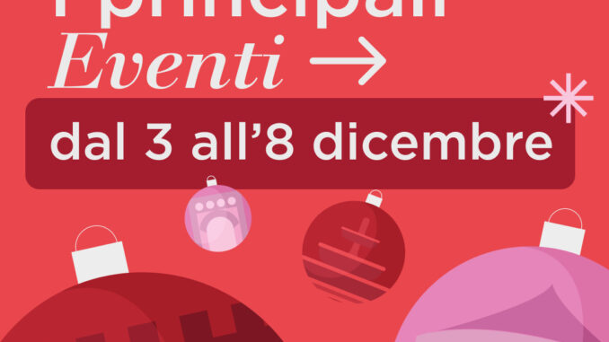Perugia accende il Natale dal 5 all’8 dicembre con eventi