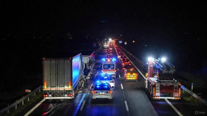 A1 Milano-Napoli: 8 km di coda, incidente tra Fabro e Valdichiana