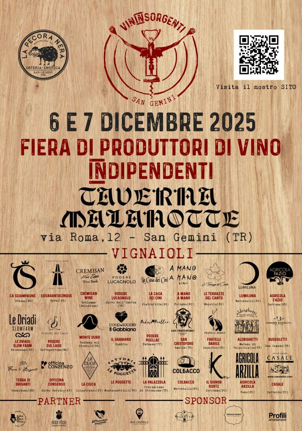 Vininsorgenti accende San Gemini con i vignaioli indipendenti