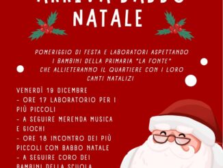Babbo Natale accende Pieve di Campo con i bambini