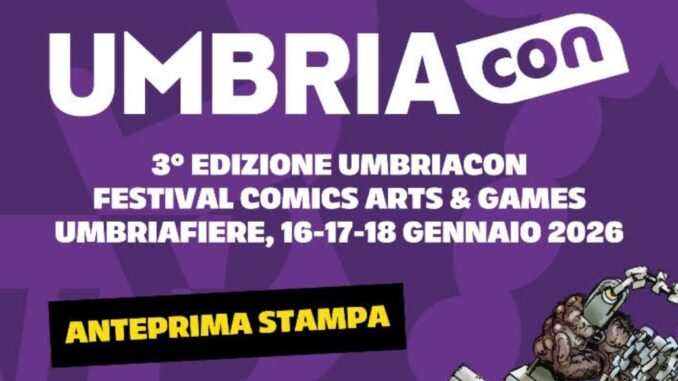 Umbriacon spalanca il 2026 tra fumetti, cinema e cult