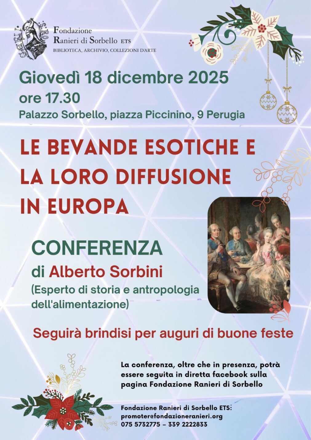 Alberto Sorbini e la storia europea delle bevande esotiche