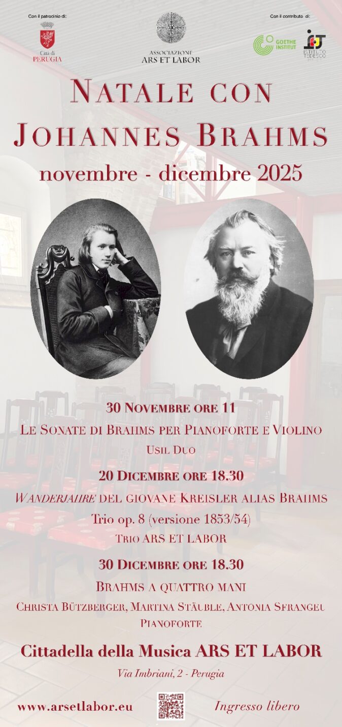 Alla Cittadella della Musica concerti dedicati a Brahms