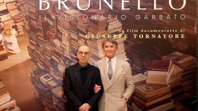 Cucinelli conquista Perugia, cinema gremiti per il Visionario garbato