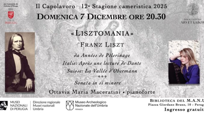 Serata lisztiana al M.A.N.U. con pianista Maceratini