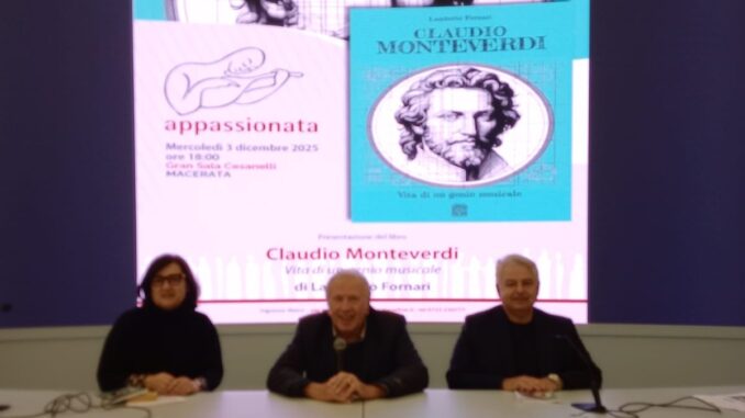 Fornari presenta Monteverdi allo Sferisterio di Macerata
