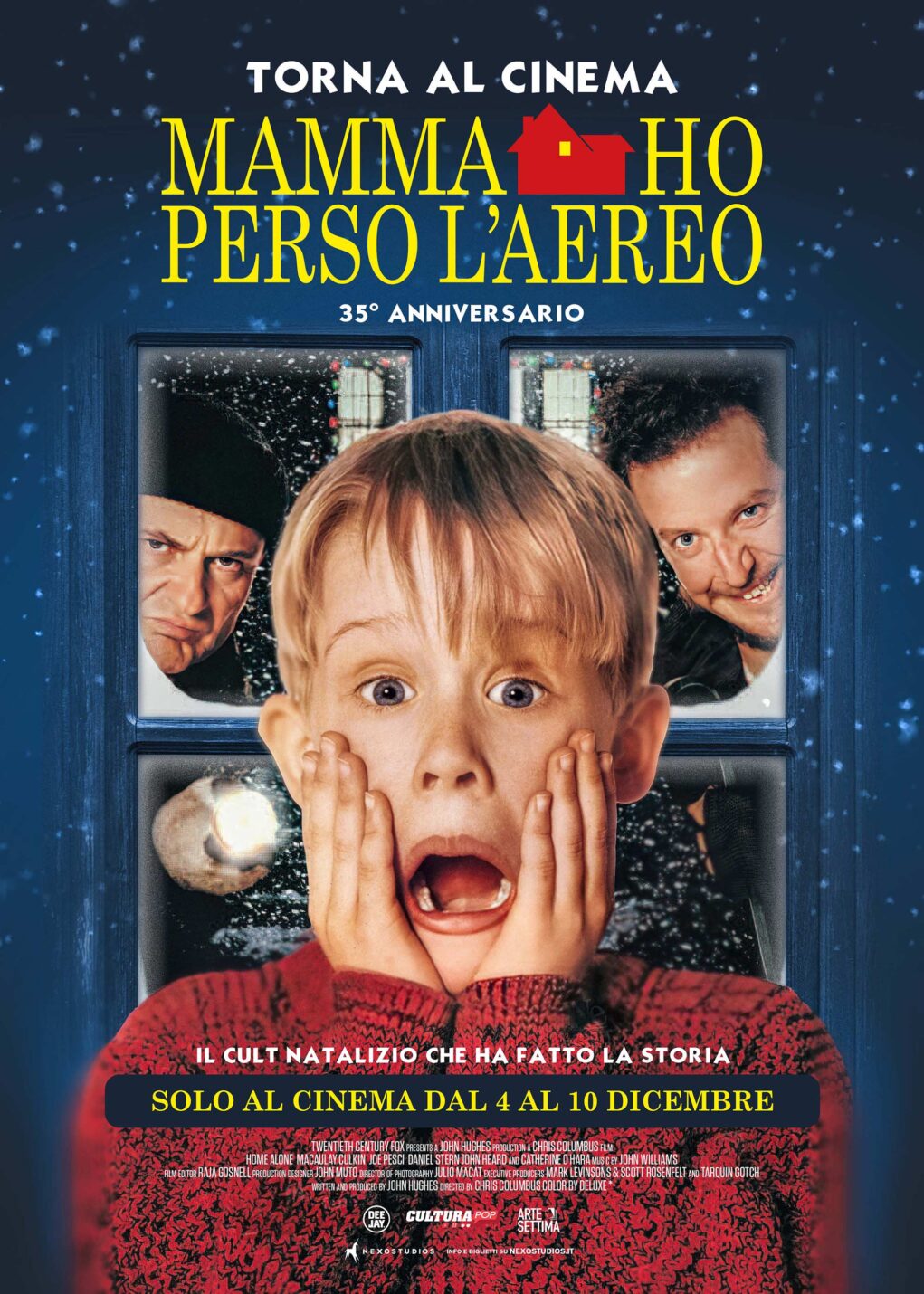 Il cult natalizio “Mamma ho perso l’aereo” torna al cinema