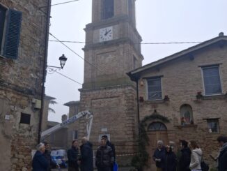 Sant’Enea, iniziata la manutenzione della torre campanaria