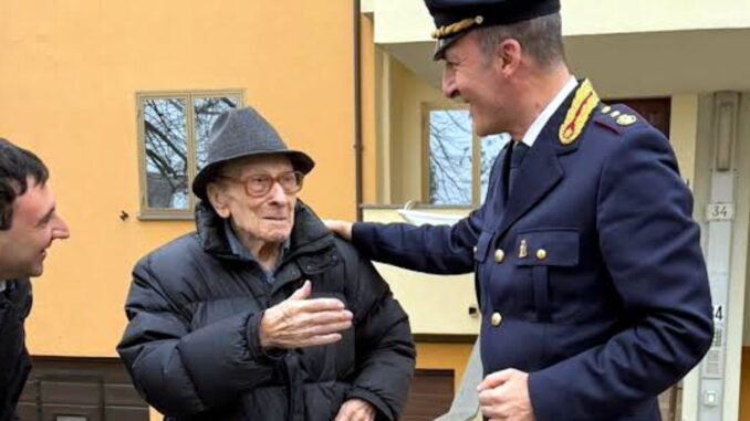 Onore al 105enne Poliziotto Onigi, Orvieto celebra il suo esempio
