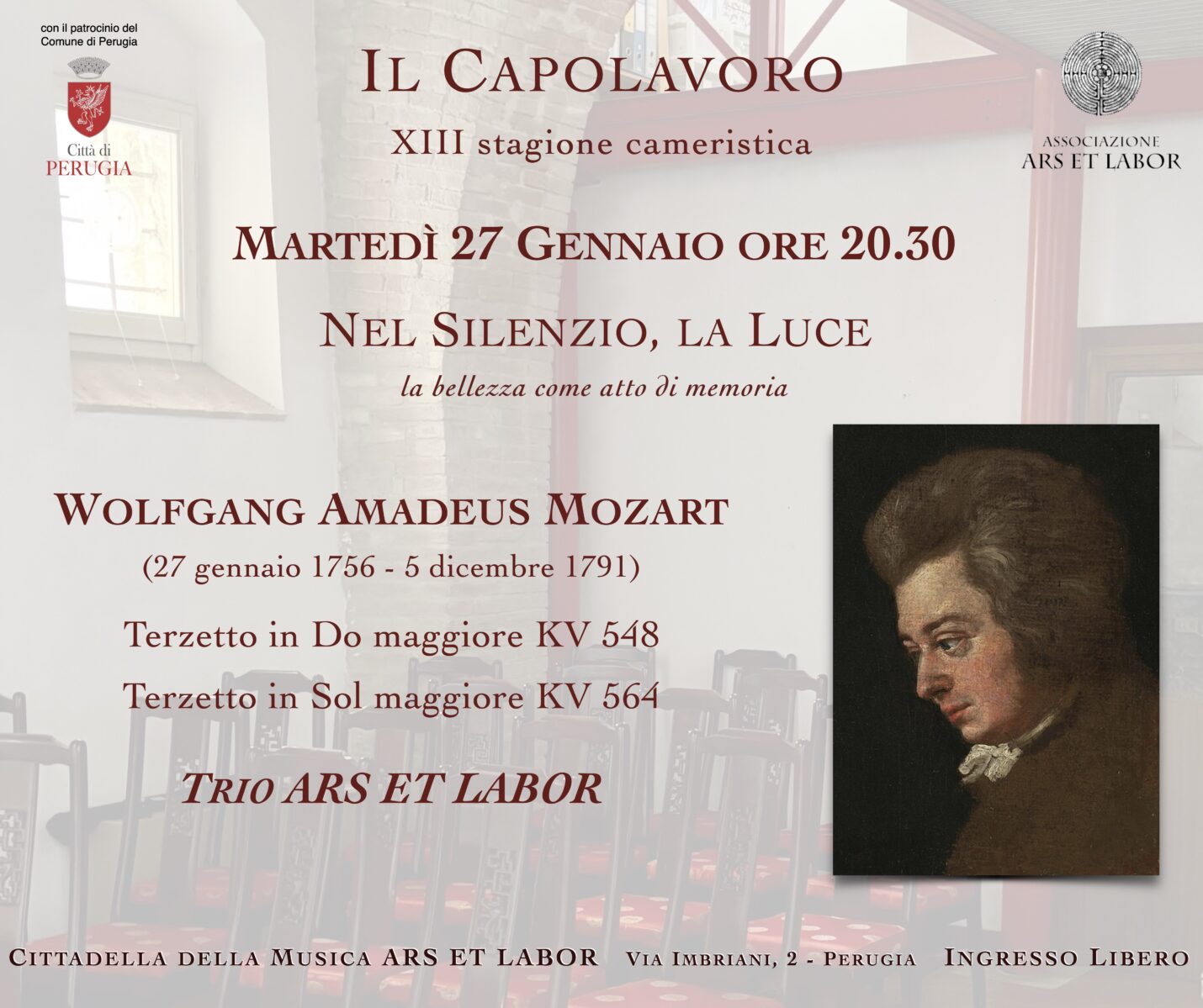 I capolavori di Mozart nel Giorno della Memoria