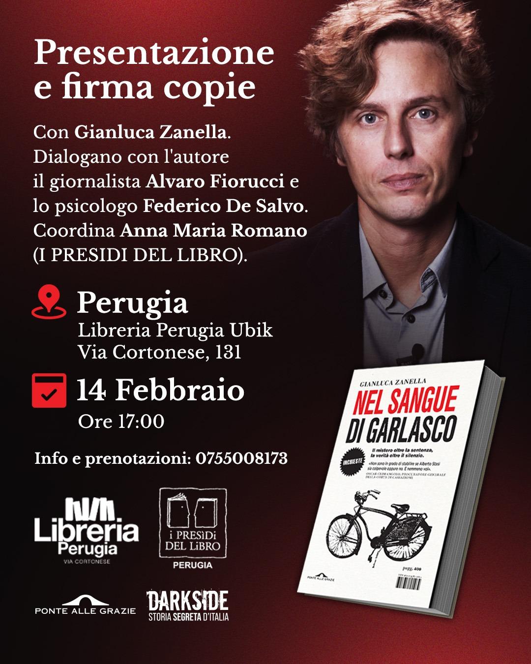 Garlasco e il mistero: Gianluca Zanella a Perugia svela i dubbi