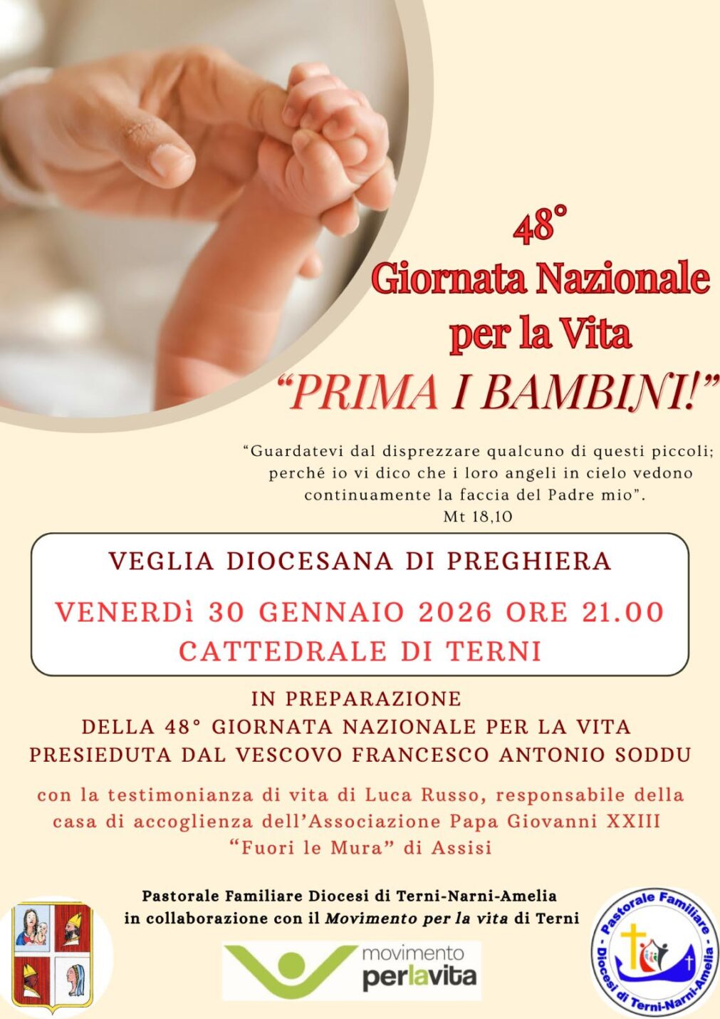 Vita: Terni si mobilita per proteggere i bambini e le mamme