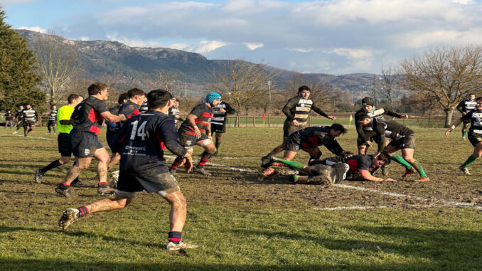 Rugby Gubbio travolge gli ospiti e firma sei mete in casa