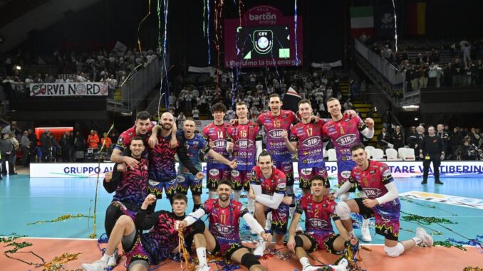 Volley, Perugia domina Berlino: 3-0 e primato solitario nella Pool C