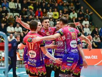 Vittoria lampo per la Sir Sicoma Monini Perugia, 3-0 sul campo di Praga