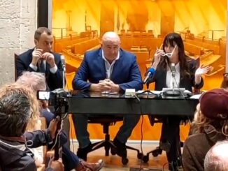 Protesta Bandecchi chiusa in Regione dopo confronto acceso