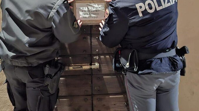 Sicurezza, sequestro e denuncia dopo blitz interforze a Perugia