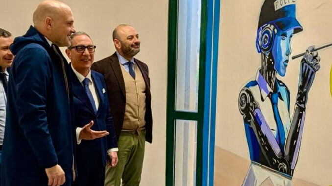 Polizia Scientifica mostra attività tecniche durante visita Prisco