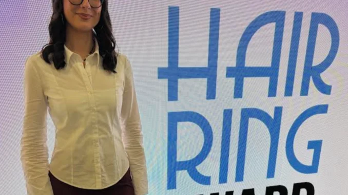 Acconciatura Greta Frigo brilla al Hair Ring Award di Bologna