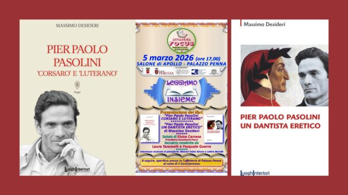 Massimo Desideri presenta i suoi libri dedicati a Pasolini